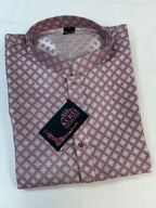 Light pink kurta set for men