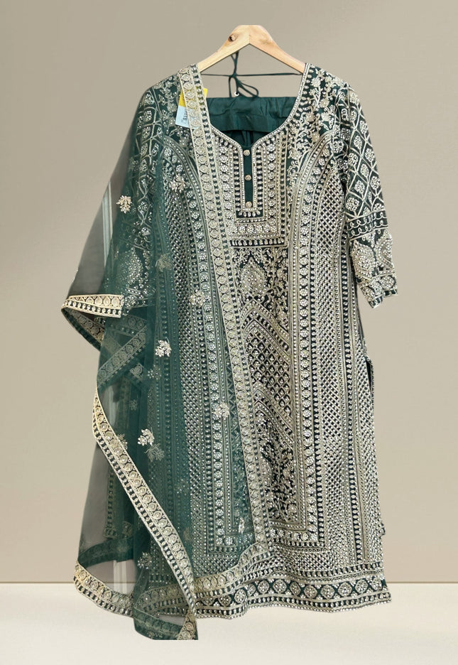 Heavy party wear salwar set - Kurti Connection USA