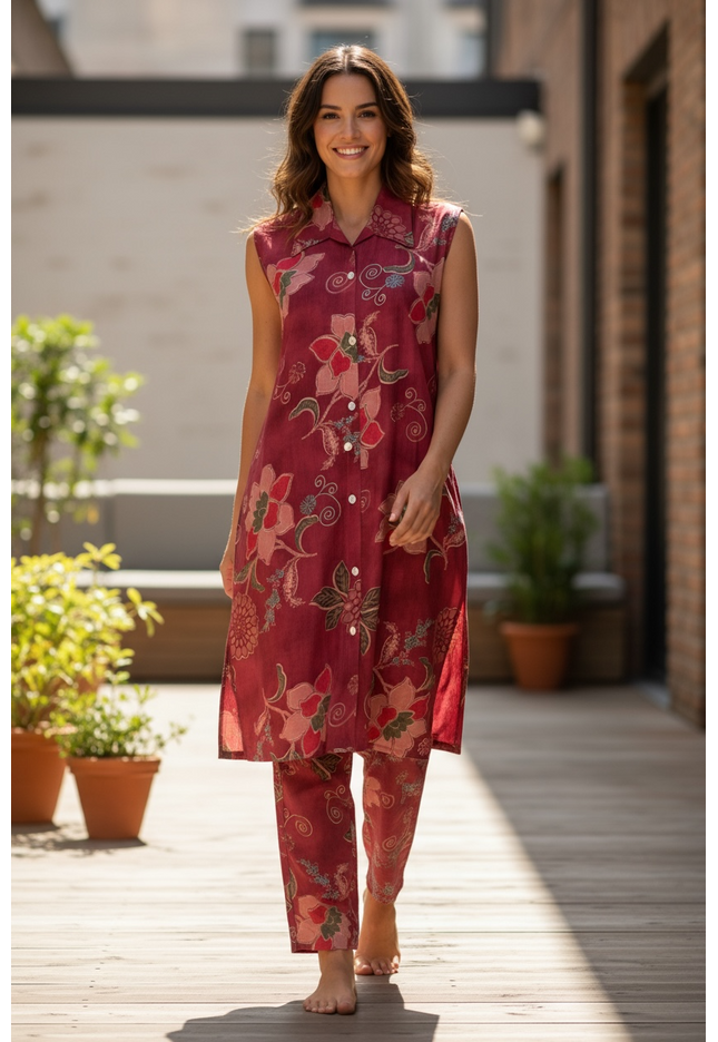 Linen cotton Co-Ord set