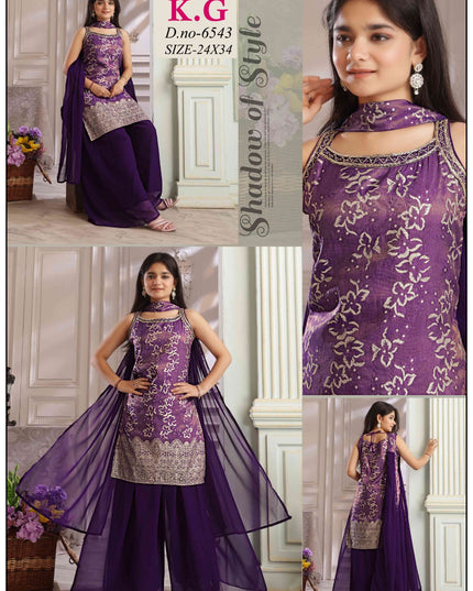 Teens : Kids Sharara suit - Kurti Connection USA