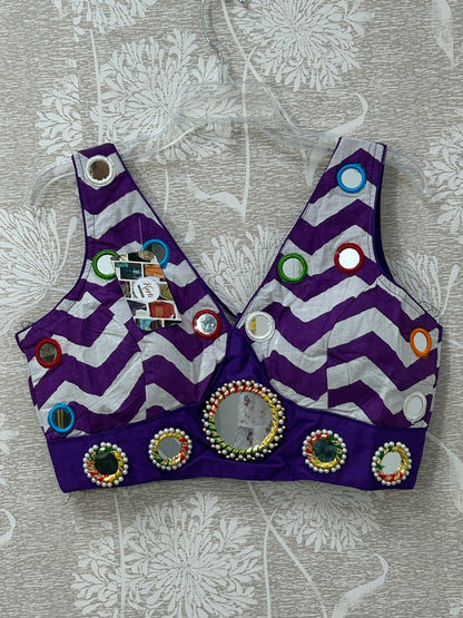 Mirror work blouse