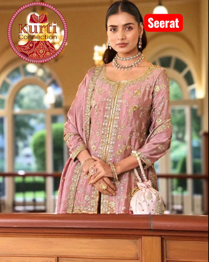 Seerat : heavy party wear sharara suits