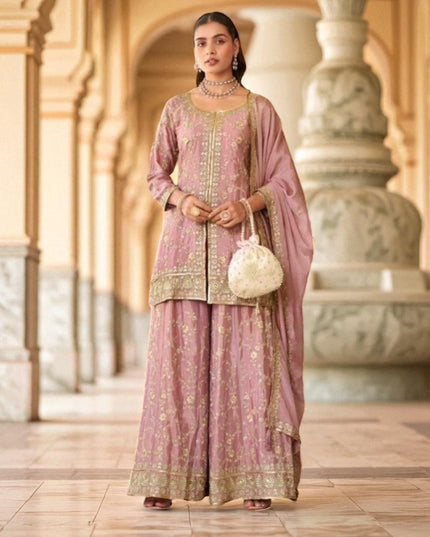 Seerat : heavy party wear sharara suits