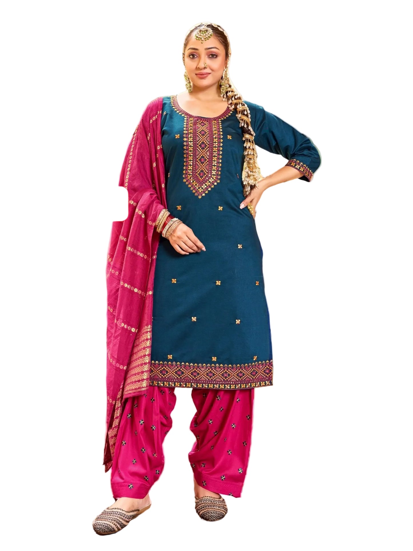 Queen : rayon patiala suit by Kurti Connection USA