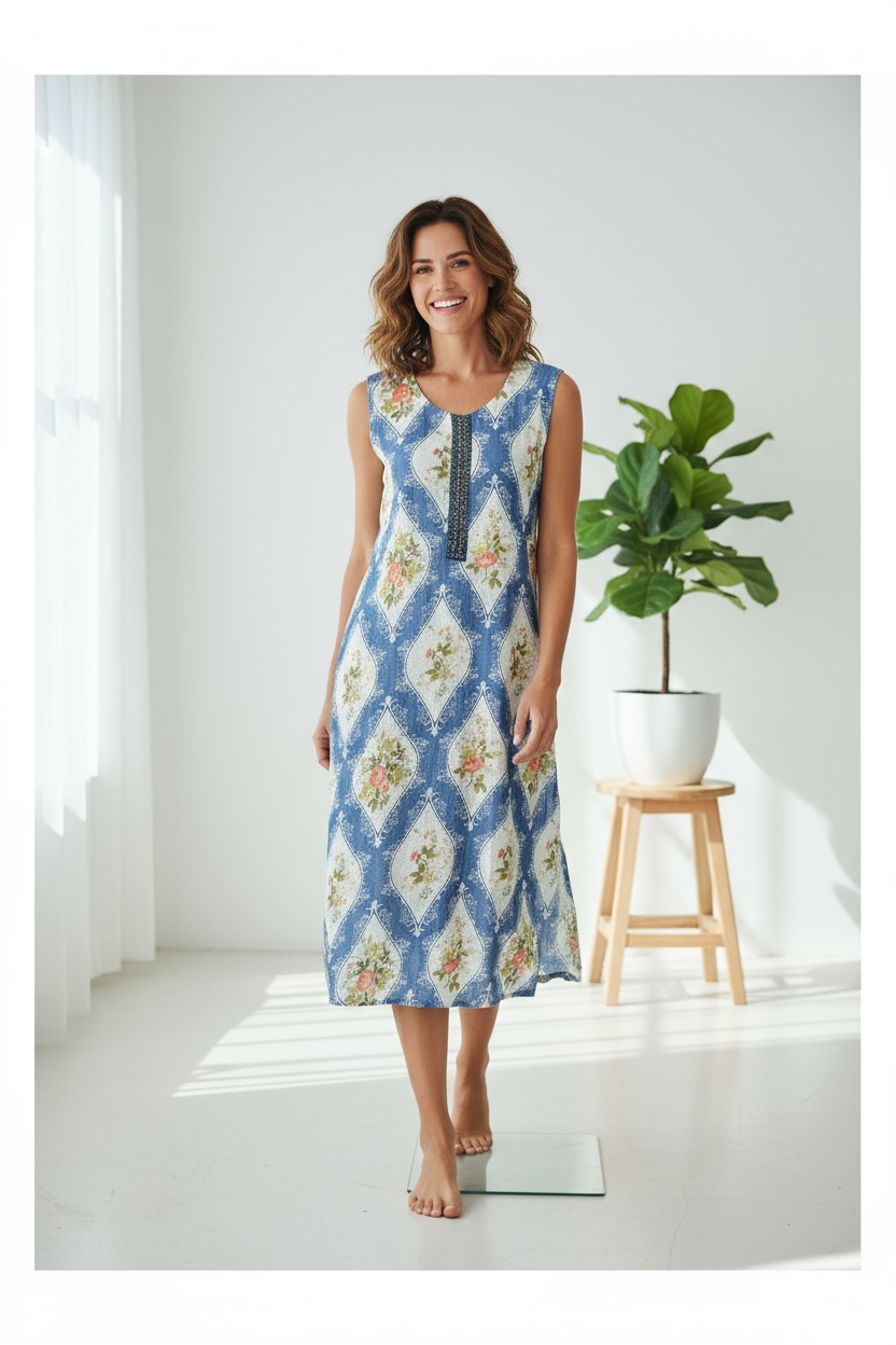 Light blue georgette kurti by Kurti Connection USA