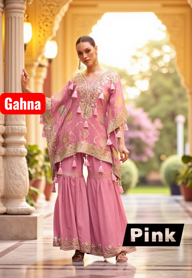 Gahna : kaftan plazzo sets