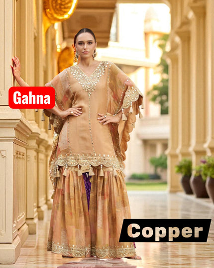 Gahna : kaftan plazzo sets