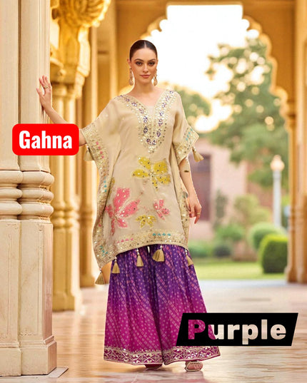 Gahna : kaftan plazzo sets