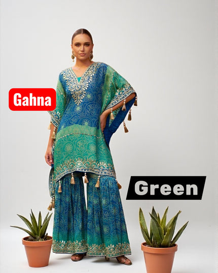 Gahna : kaftan plazzo sets
