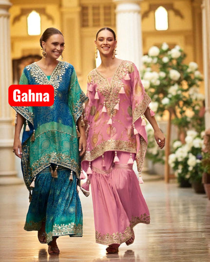 Gahna : kaftan plazzo sets