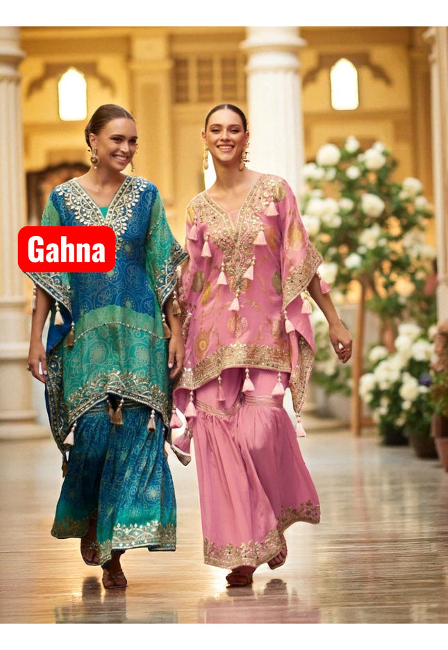 Gahna : kaftan plazzo sets