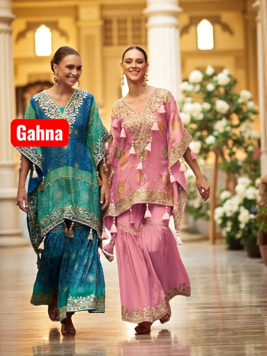 Gahna : kaftan plazzo sets