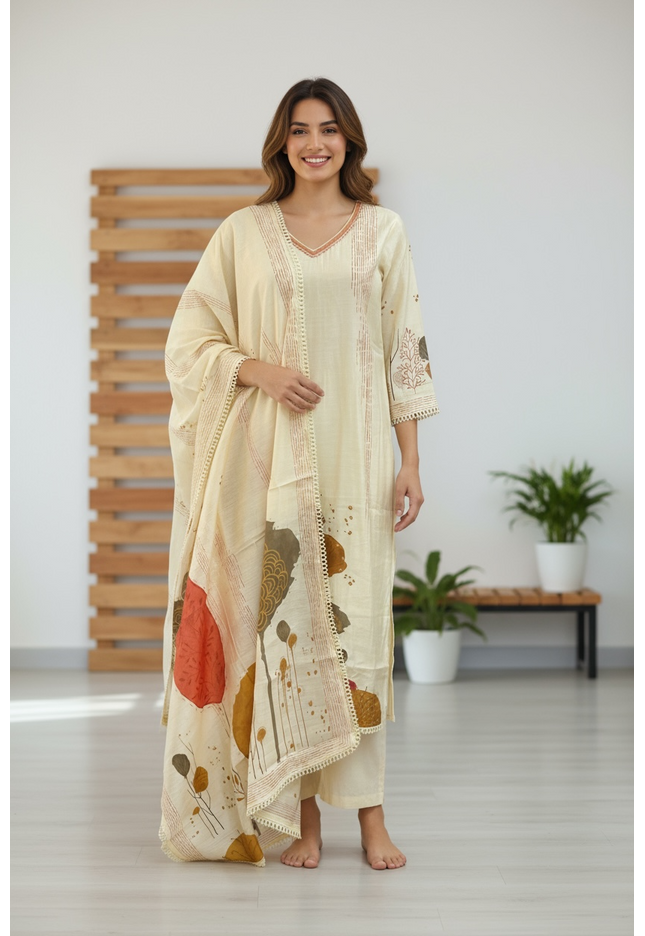 Modal silk salwar set