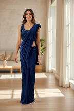 Ready to wear Pre stitched saree by Kurti Connection USA
