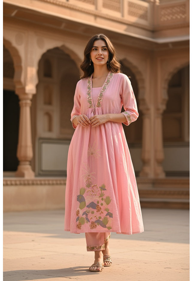 Cotton Co ord set : Kurti pant set /  clearance