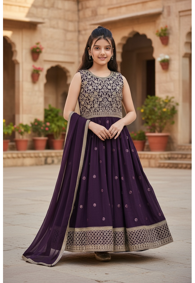 Size 38: kids / girls Anarkali set