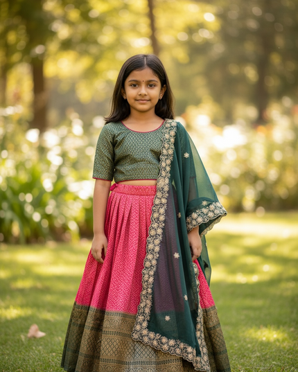 Lehenga Choli set for Kids Size 4: girls