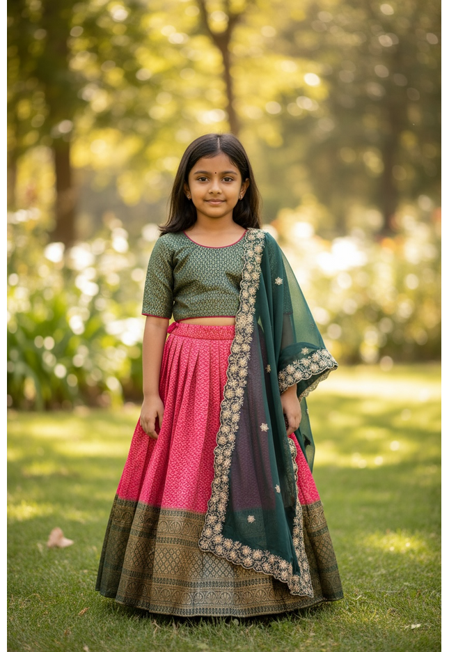 Lehenga Choli set for Kids Size 4: girls