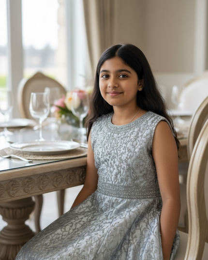 Party wear long dress for girls