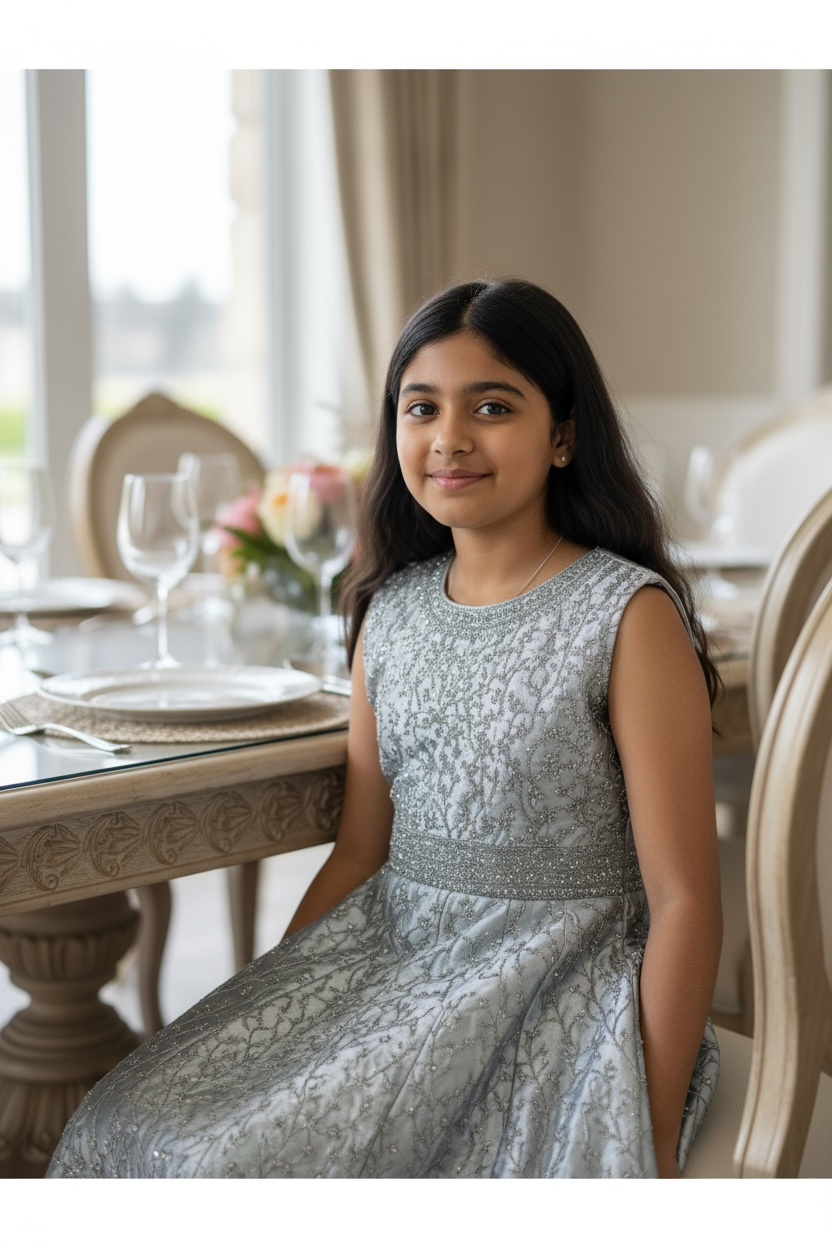 Party wear long dress for girls by Kurti Connection USA