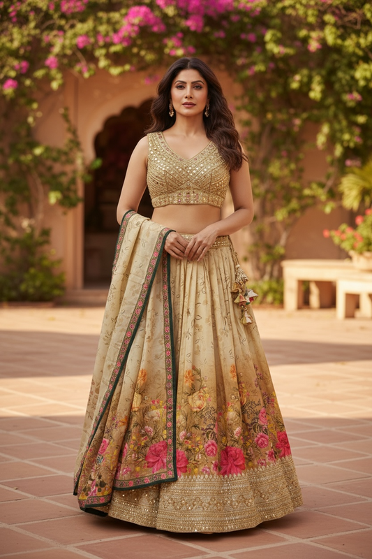 Wedding guest collection: lehenga Choli set