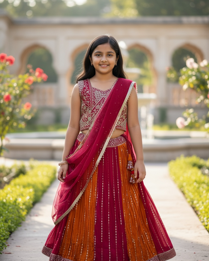 Lehenga Choli set for kids : girls