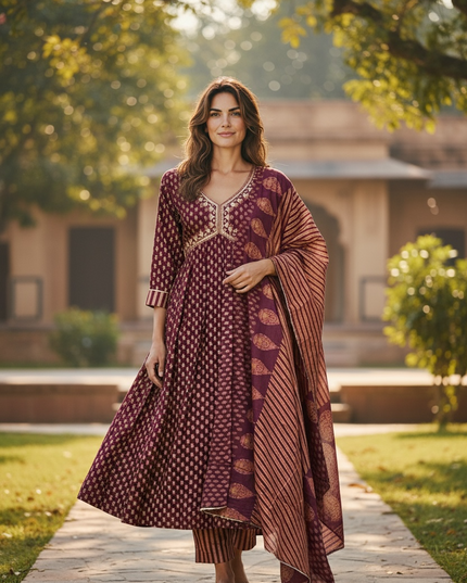 Aaliya cut suit