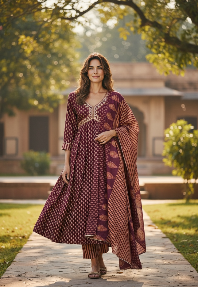 Aaliya cut suit