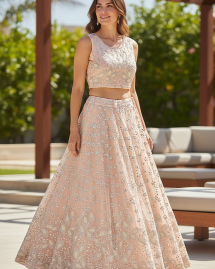 Heavy party wear lehenga