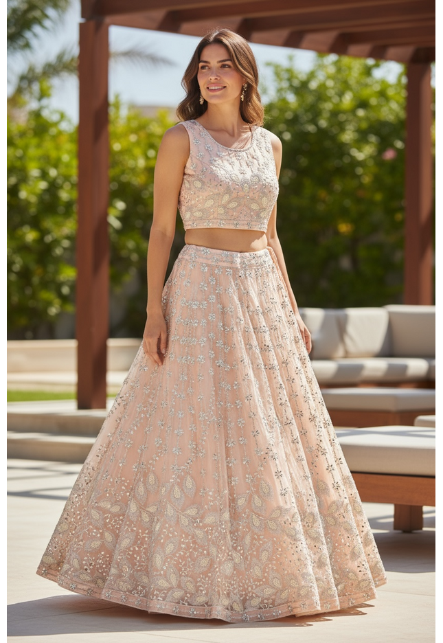 Heavy party wear lehenga