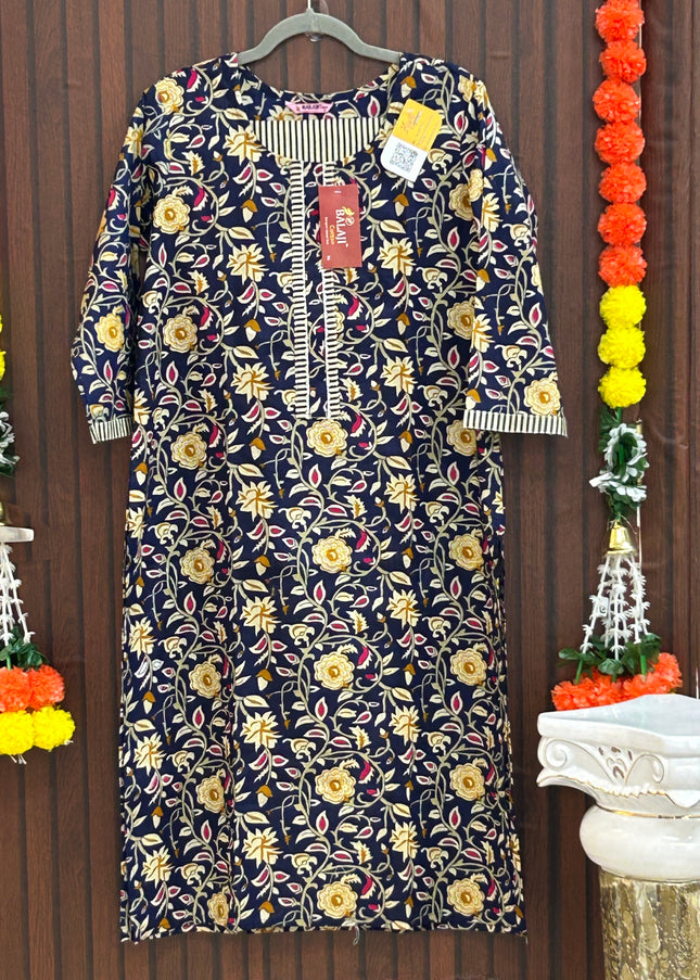 Cotton Kurti pant set - Kurti Connection USA