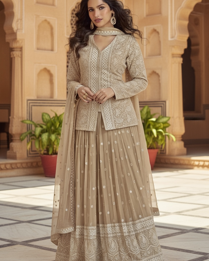 Party wear Chikankari Lehenga set