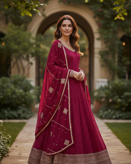 Leela: Long Anarkali dress