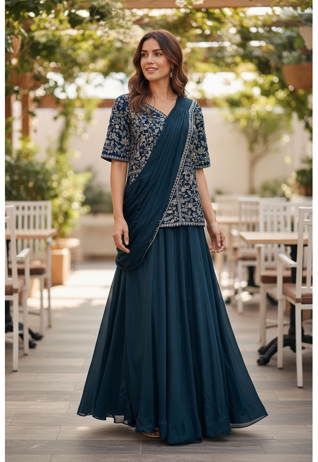 Party wear long gown