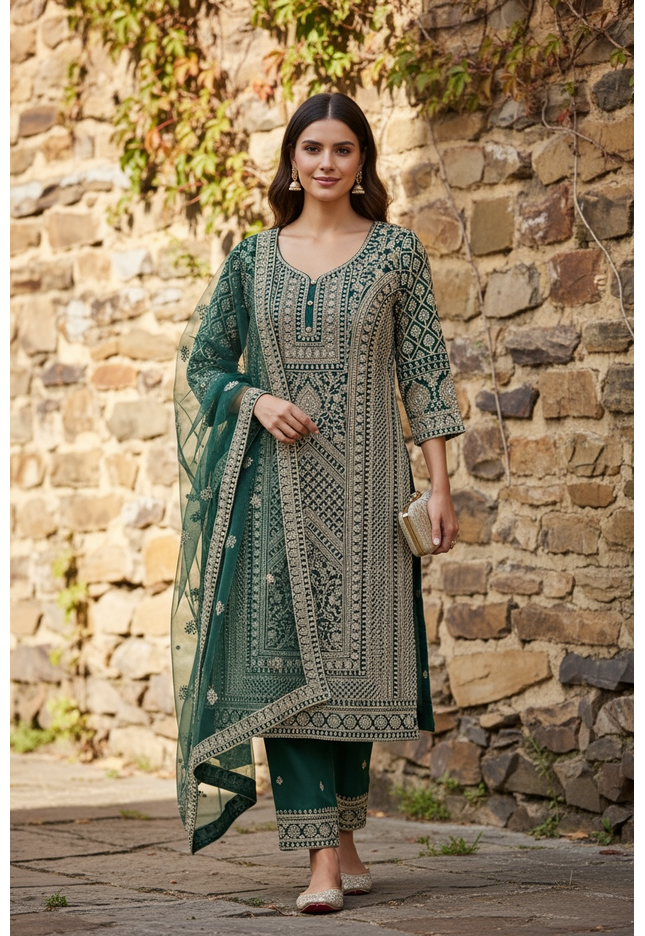 Heavy party wear salwar set