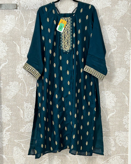 Silk salwar set - Kurti Connection USA