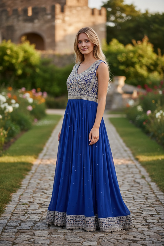 Heavy party wear gown