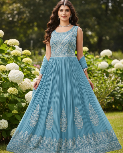 Party wear long kurti set