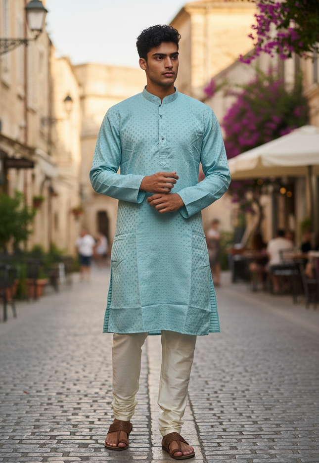 Silk kurta pajama set