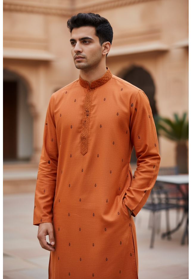 Cotton kurta pajama set