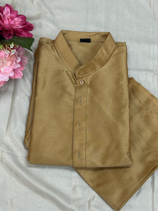 Gold kurta pajama set