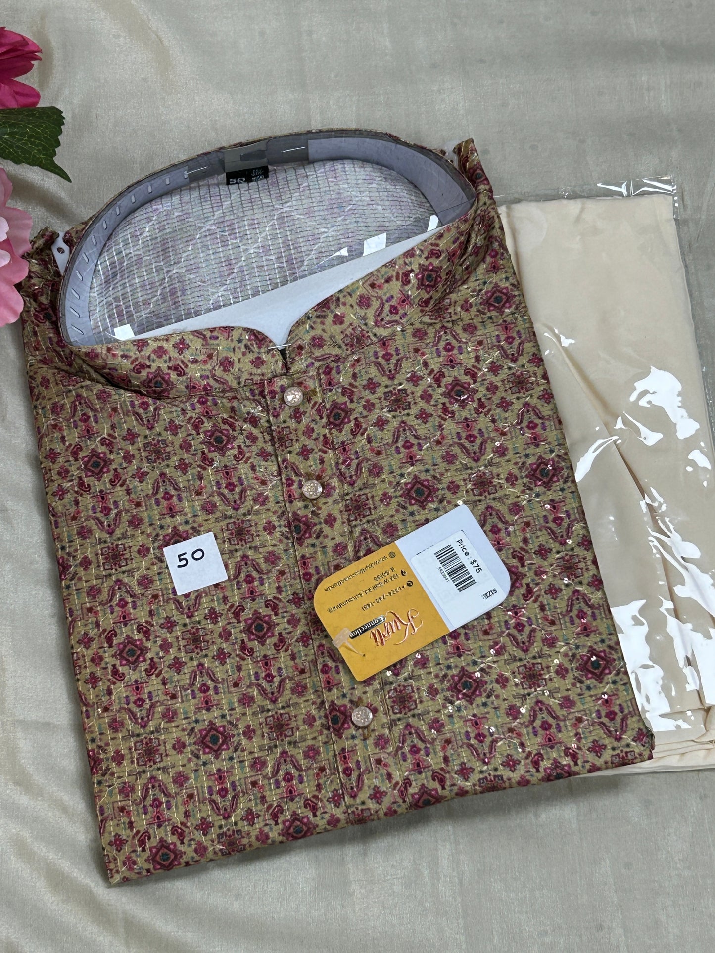 Plus size kurta set
