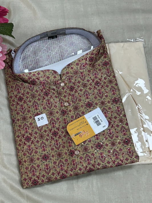 Plus size kurta set