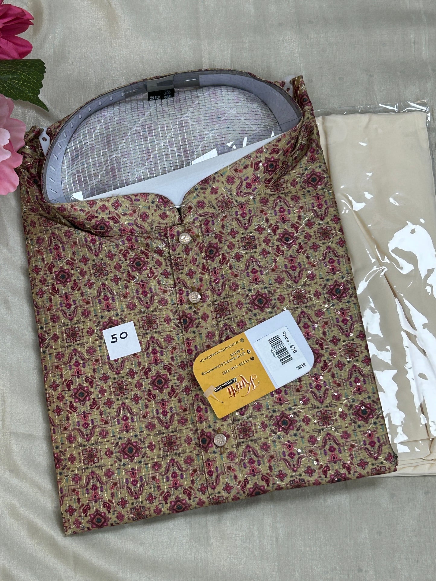Plus size kurta set