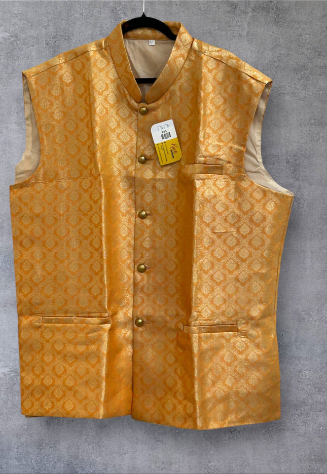 Silk vest for kurta - Kurti Connection USA