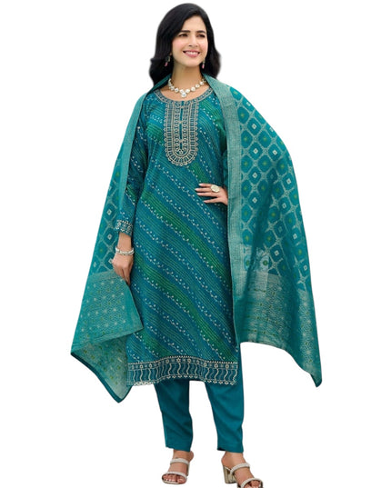 Soft cotton Bandhani salwar sets