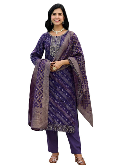 Soft cotton Bandhani salwar sets