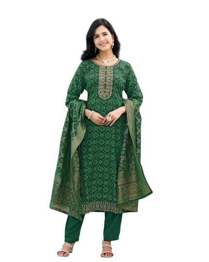Soft cotton Bandhani salwar sets
