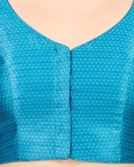 Teal blue blouse