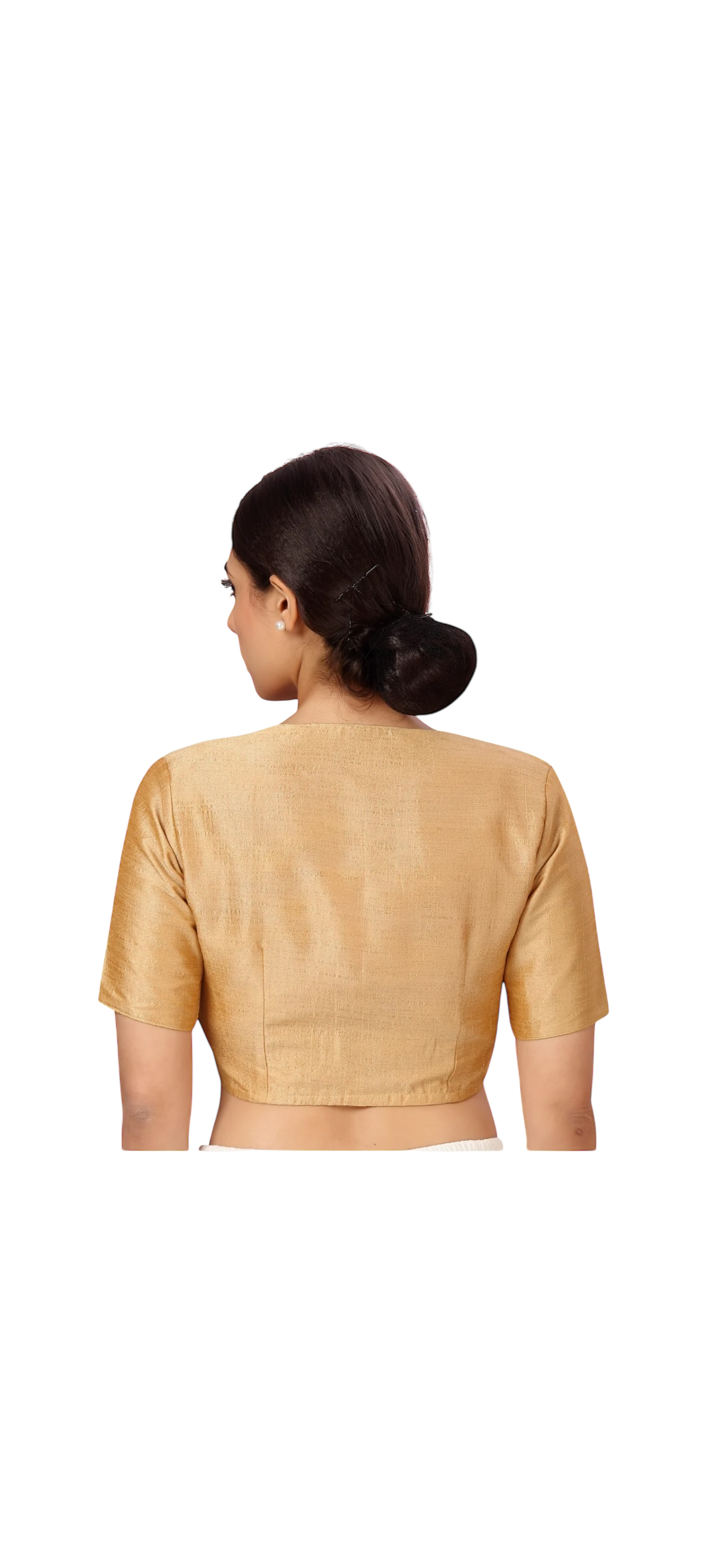 Antique gold blouse by Kurti Connection USA